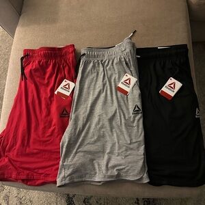 Reebok Men’s Bundle Consisting of 3 Pair of 9in Core Training Shorts